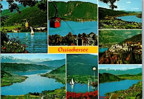 49493 - Kärnten - Ossiachersee , Mehrbildkarte - gelaufen