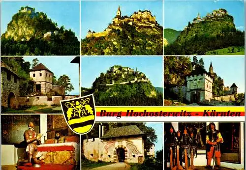 49547 - Kärnten - Launsdorf , Burg Hochosterwitz , Mehrbildkarte - gelaufen 1983