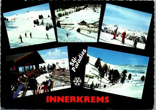 49555 - Kärnten - Innerkrems , Ski , Winter , Mehrbildkarte - gelaufen 1978