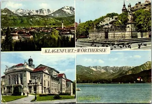 49561 - Kärnten - Klagenfurt , Mehrbildkarte - gelaufen 1962