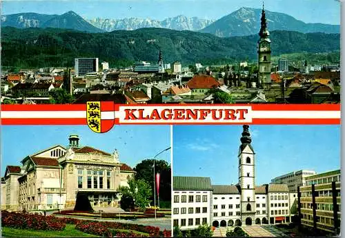 49565 - Kärnten - Klagenfurt , Koschuta , Karawanken , Stadttheater - gelaufen 1980