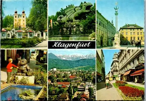 49567 - Kärnten - Klagenfurt , Mehrbildkarte - gelaufen 1980