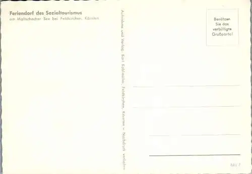 49572 - Kärnten - Feldkirchen , Feriendorf am Maltschaer See - nicht gelaufen