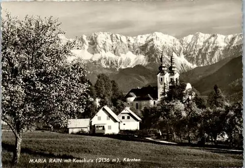 49573 - Kärnten - Maria Rain , mit Koschuta - gelaufen