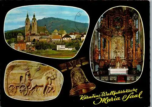 49575 - Kärnten - Maria Saal , Wallfahrtskirche - gelaufen