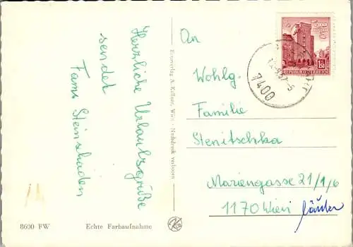 49592 - Burgenland - Rechnitz , Mehrbildkarte - gelaufen 1967