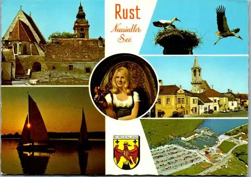 49594 - Burgenland - Rust , Mehrbildkarte - gelaufen 1981