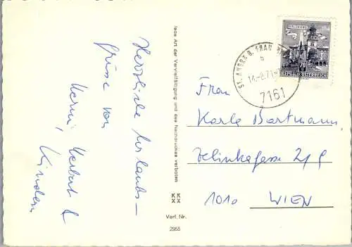 49598 - Burgenland - St. Andrä , Zicksee , Mehrbildkarte - gelaufen 1971