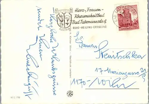 49615 - Burgenland - Bad Tatzmannsdorf , Mehrbildkarte - gelaufen 1969