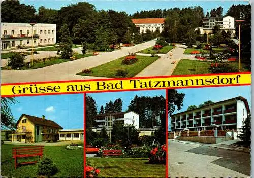 49618 - Burgenland - Bad Tatzmannsdorf , Mehrbildkarte - gelaufen 1977