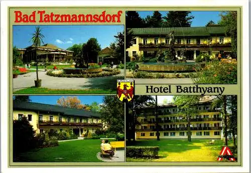 49623 - Burgenland - Bad Tatzmannsdorf , Hotel Batthyany , Mehrbildkarte - gelaufen 1983