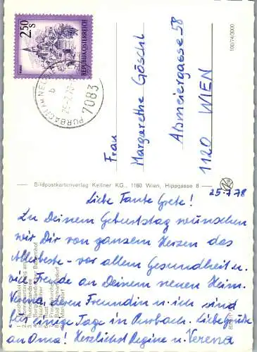 49627 - Burgenland - Ansicht , Mehrbildkarte - gelaufen 1978