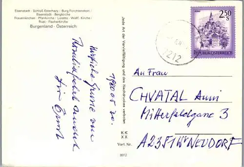 49629 - Burgenland - Sehenswürdigkeiten , Mehrbildkarte - gelaufen 1980