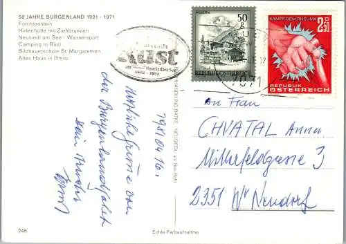 49631 - Burgenland - Motive , Mehrbildkarte - gelaufen 1981