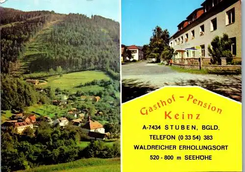 49633 - Burgenland - Stuben , Gasthof Pension Keinz - gelaufen 1982