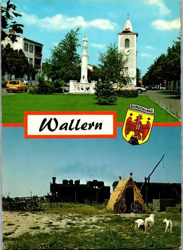 49637 - Burgenland - Wallern , Mehrbildkarte - gelaufen 1984