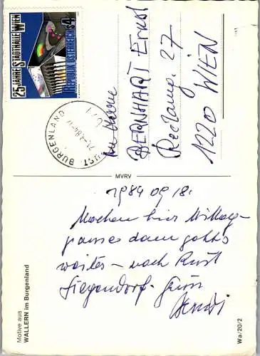 49637 - Burgenland - Wallern , Mehrbildkarte - gelaufen 1984