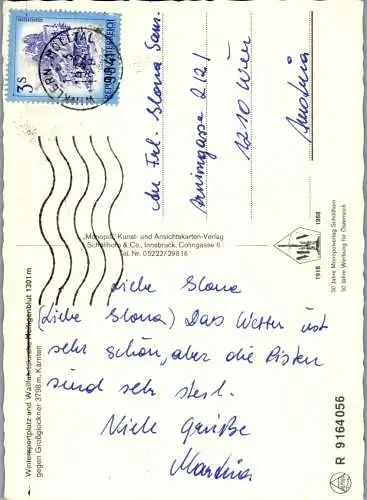 49669 - Kärnten - Heiligenblut , Wallfahrtskirche gegen Großglockner - gelaufen 1982