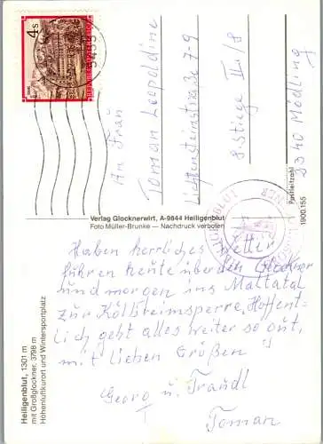 49674 - Kärnten - Heiligenblut , mit Großglockner - gelaufen