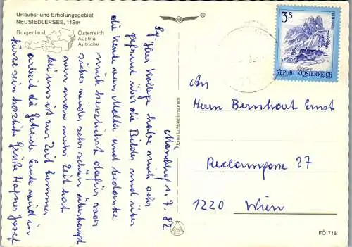 49675 - Burgenland - Neusiedlersee , Mehrbildkarte - gelaufen 1982