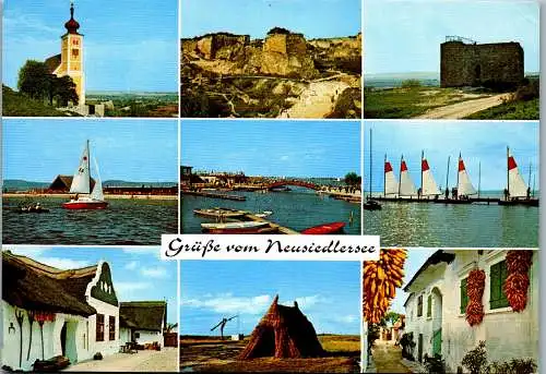 49676 - Burgenland - Neusiedlersee , Mehrbildkarte - gelaufen 1981