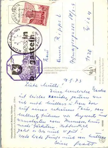 49700 - Kärnten - Mallnitz , Bergschafe am Aufstieg zum Ankogel - gelaufen 1973