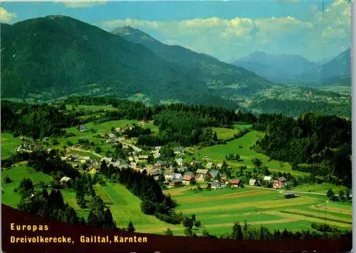 49704 - Kärnten - Arnoldstein , Seltschach , gegen Thörl und Hohenturm , Göriach Berg , Osternig - gelaufen