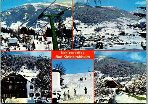 49707 - Kärnten - Bad Kleinkirchheim , Ski , Winter , Mehrbildkarte - gelaufen 1974