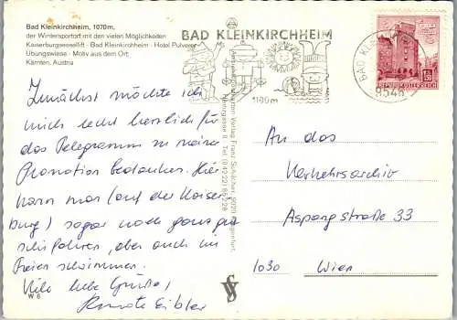 49707 - Kärnten - Bad Kleinkirchheim , Ski , Winter , Mehrbildkarte - gelaufen 1974