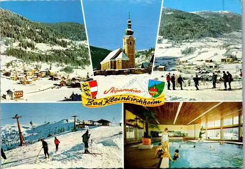 49710 - Kärnten - Bad Kleinkirchheim , Ski , Winter , Mehrbildkarte - gelaufen