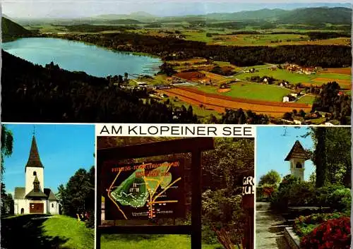 49721 - Kärnten - Klopeinersee , Mehrbildkarte - gelaufen 1983