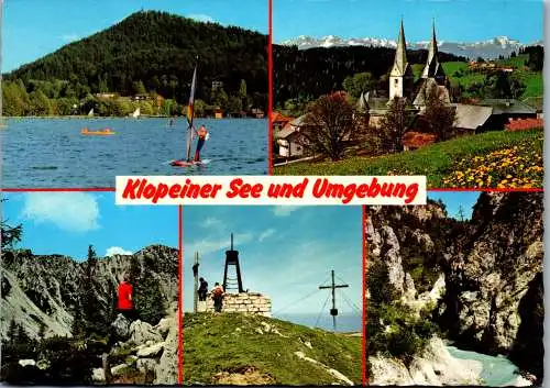 49722 - Kärnten - Klopeinersee , Mehrbildkarte - gelaufen 1983