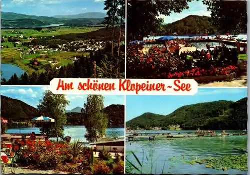 49723 - Kärnten - Klopeinersee , Seelach , Unterburg , Mehrbildkarte - gelaufen 1983