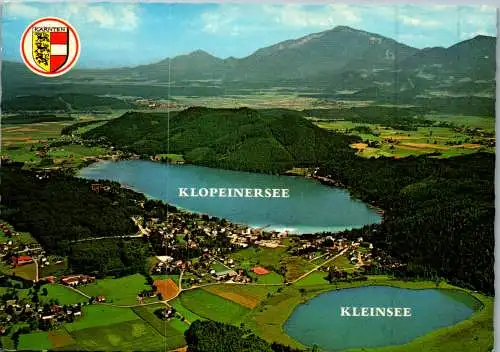 49724 - Kärnten - Klopeinersee , Kleinsee , Panorama - gelaufen