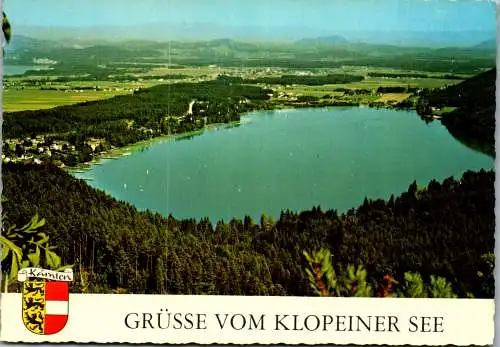 49726 - Kärnten - Klopeinersee , Panorama - gelaufen 1979