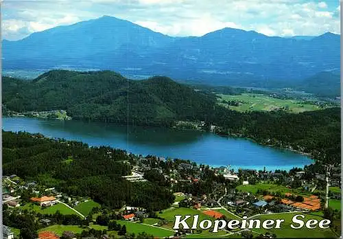 49733 - Kärnten - Klopeinersee , Panorama - gelaufen