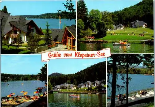 49734 - Kärnten - Klopeinersee , Erholungszentrum CA Klopein , Unterburg - gelaufen 1991