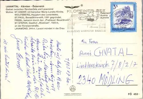 49739 - Kärnten - Lavanttal , Mehrbildkarte - gelaufen 1983