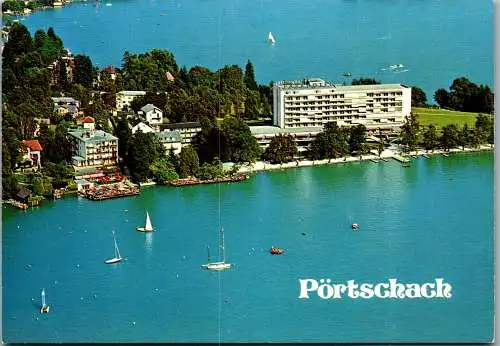 49746 - Kärnten - Pörtschach , Halbinsel mit Parkhotel , Hotel Europa , Pension Dr. Jilly - gelaufen 1983