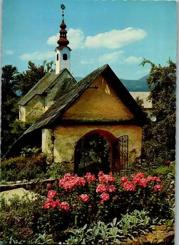 49759 - Kärnten - Maria Wörth , Kirche , Kapelle - gelaufen 1975