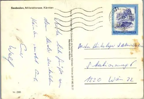 49768 - Kärnten - Seeboden , Millstättersee , Panorama - gelaufen 1981