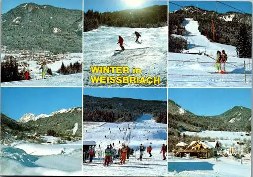 49776 - Kärnten - Weißbriach , Winter , Ski , Karnische Skiregion - gelaufen 1995