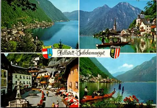 49788 - Oberösterreich - Hallstatt , Mehrbildkarte - gelaufen 1992