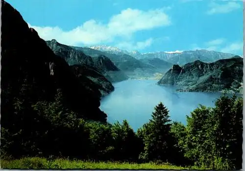 49792 - Oberösterreich - Gmunden , Aussicht vom Grünberg zum Dachstein - nicht gelaufen