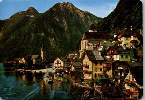 49799 - Oberösterreich - Hallstatt , mit Hirlaz - nicht gelaufen