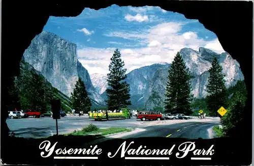 49818 - USA - California , Yosemite National Park , Wawona Tunnel - gelaufen 1992