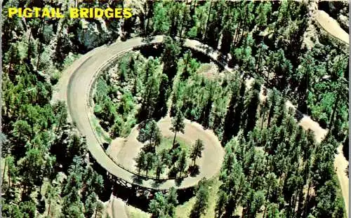 49826 - USA - Black Hills , South Dakota , Pigtail Bridges - nicht gelaufen