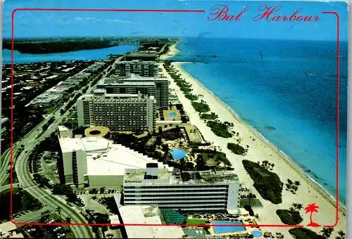 49830 - USA - Bal Harbour , Florida , Sheraton and Singapore Hotel - gelaufen 1986