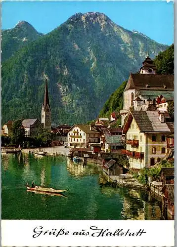 49844 - Oberösterreich - Hallstatt , am Hallstätter See - nicht gelaufen