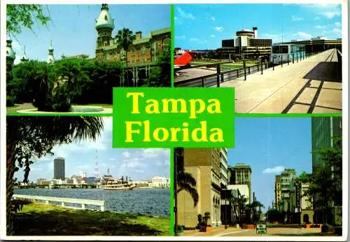 49860 - USA - Tampa , Florida , Mehrbildkarte - gelaufen 1984